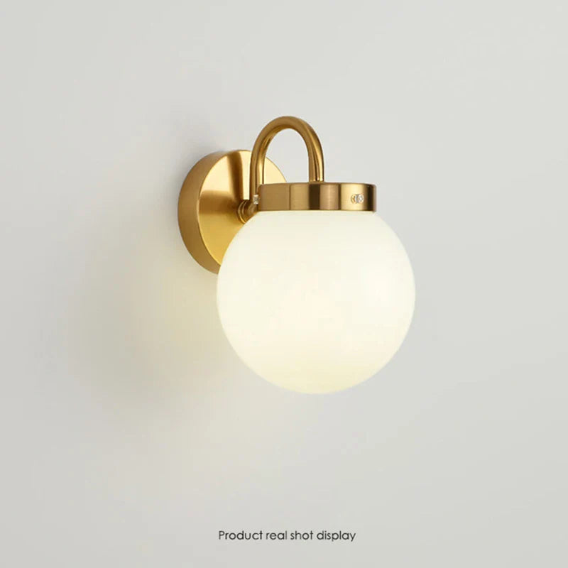 Nordic Glass LED Wall Lamp for Modern Room Decor by Econiko