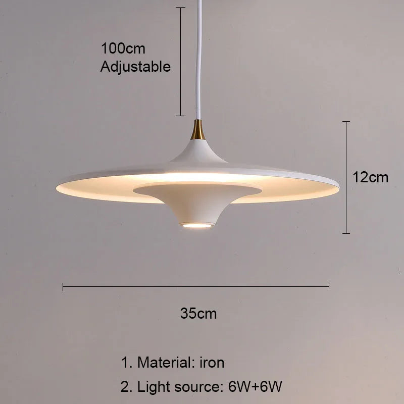 Econiko UFO Nordic Pendant Light Modern Chandelier for Living Room, Bedroom, Bar