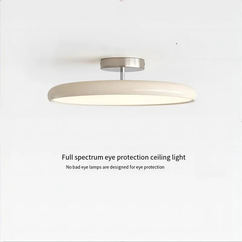 Adjustable Direction Ceiling Light Econiko Wabi-Sabi Full Spectrum Eye Protection for Bedroom or Study