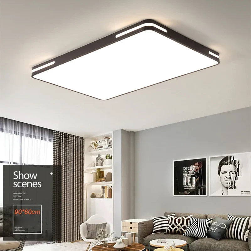 Econiko Nordic LED Ceiling Light for Modern Home Decor, 60W-192W, Living Room Bedroom Lighting