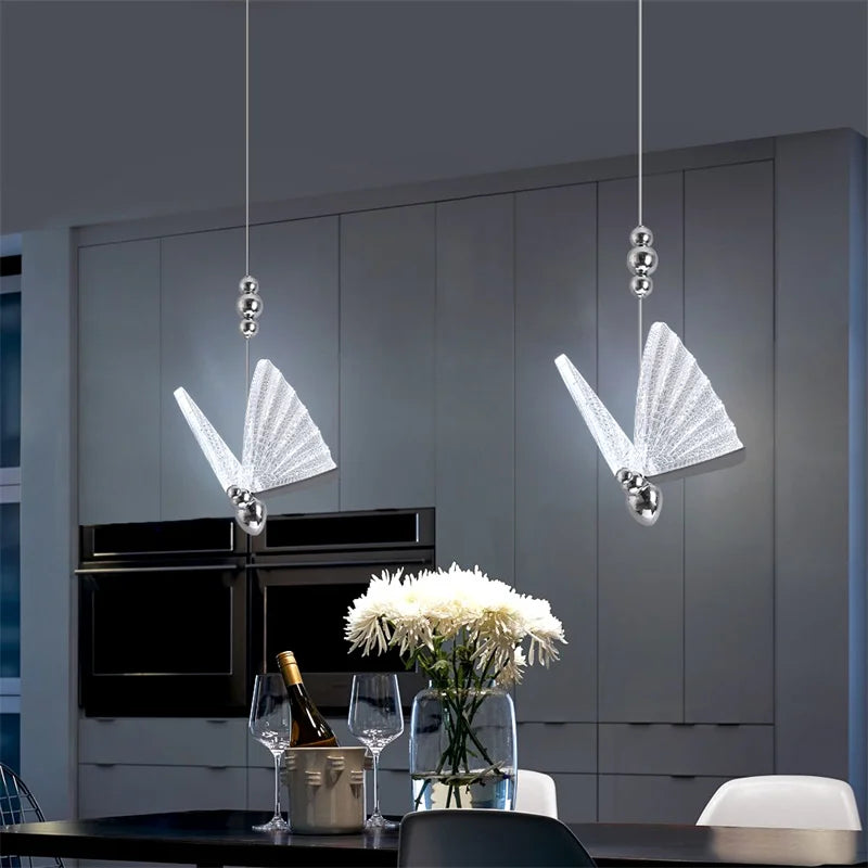 Butterfly Hanging Lamp - Econiko Modern Ceiling Chandelier Pendant Lights Fixture Home Decor