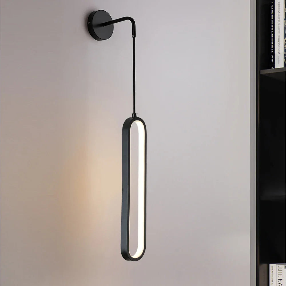 Adjustable LED Pendant Light for Modern Living Spaces by Econiko - Line Strip Hanging Lamp