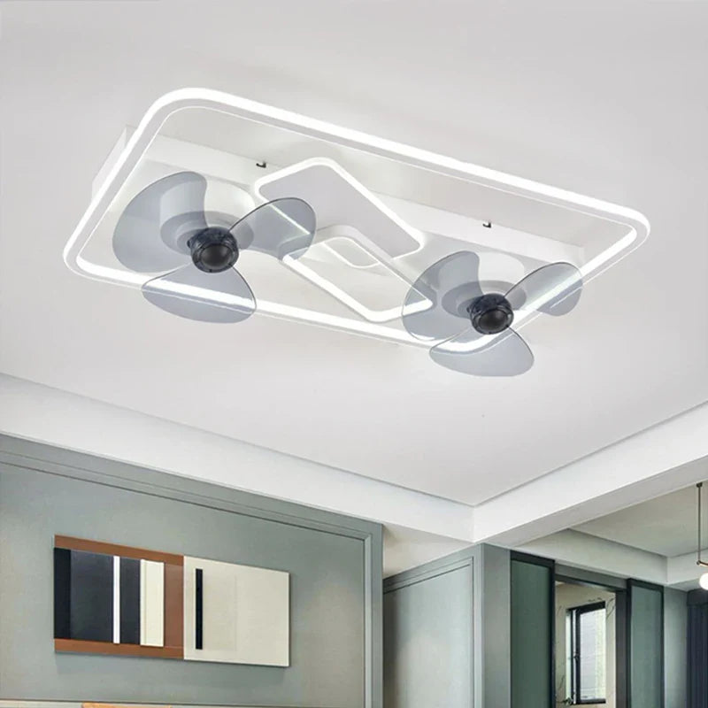 Ceiling Fan with LED Light and Remote Control for Bedroom and Living Room by Econiko