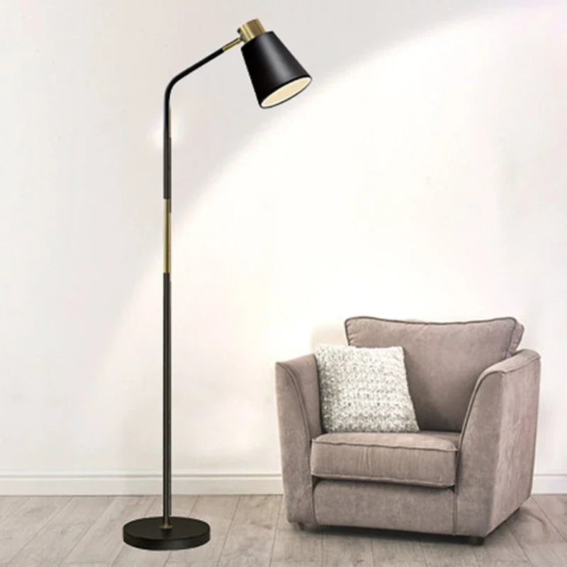 Adjustable LED Floor Lamp for Living Room Bedroom Decor, Retro Design by Econiko