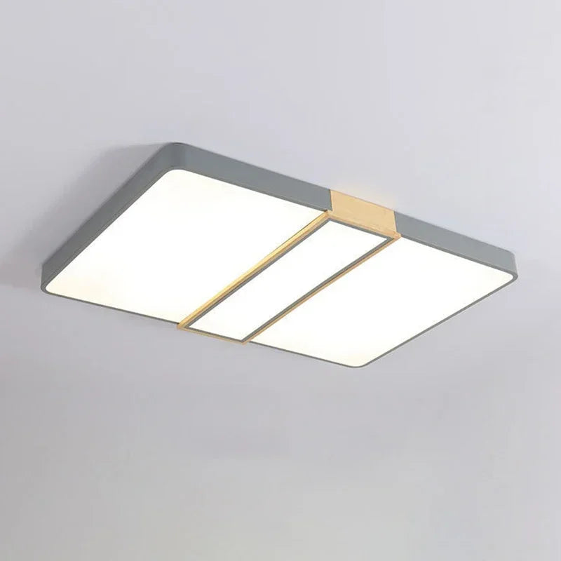 Econiko Nordic Wood LED Ceiling Lamp 192W Indoor Lighting for Living Room Bedroom Kitchen