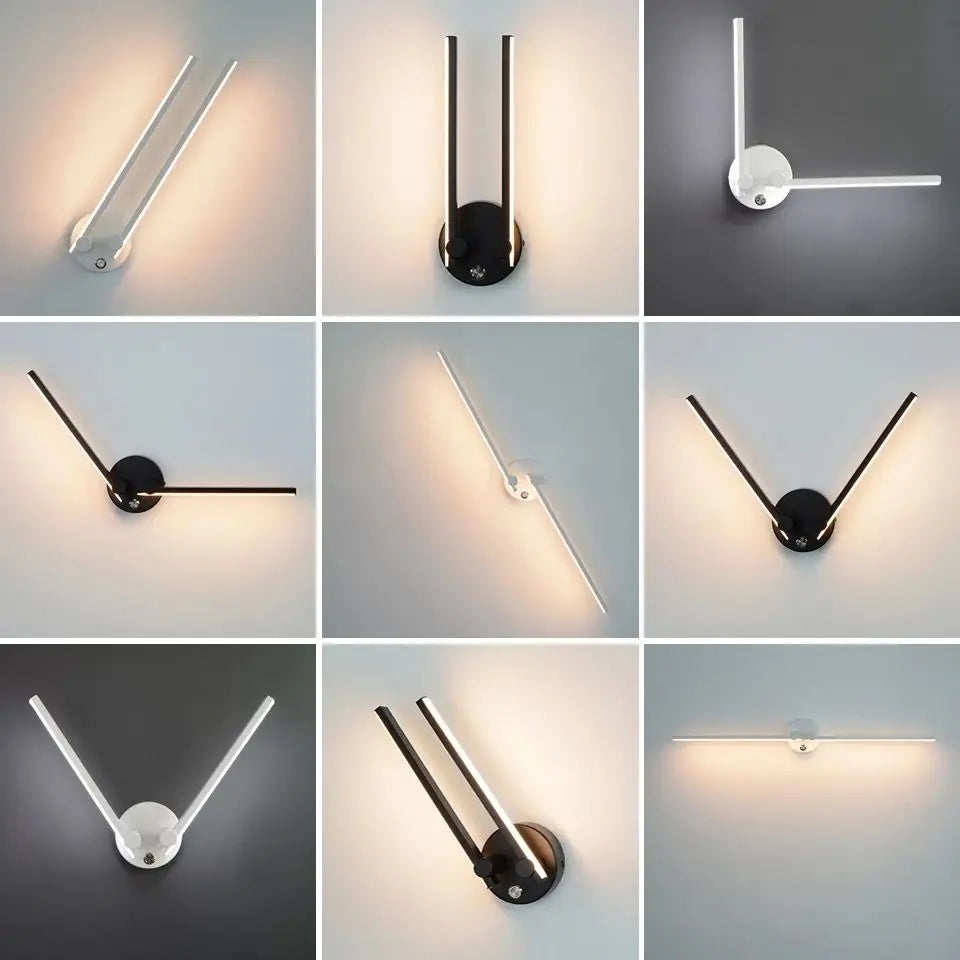 Adjustable Double Arm LED Wall Light for Living Room Bedroom - Econiko