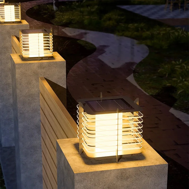 Econiko Solar Wall Lights: Super Bright Outdoor LED Lamp for Modern Home Garden and Gate