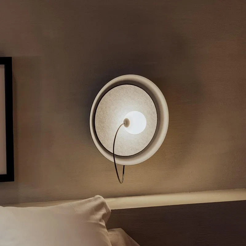 Adjustable Round Wall Lamp for Nordic Simple Living Room, Dining Room, Bedroom by Econiko