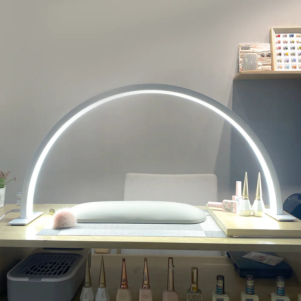 50W Econiko LED Half Moon Nail Beauty Lamp with 3 Color Light Adjustment