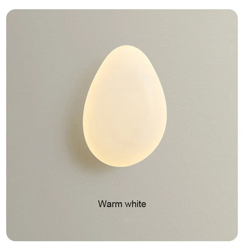 Econiko Nordic LED Wall Lamp Cobblestone Model Modern Indoor Sconces for Bedroom & Living Room