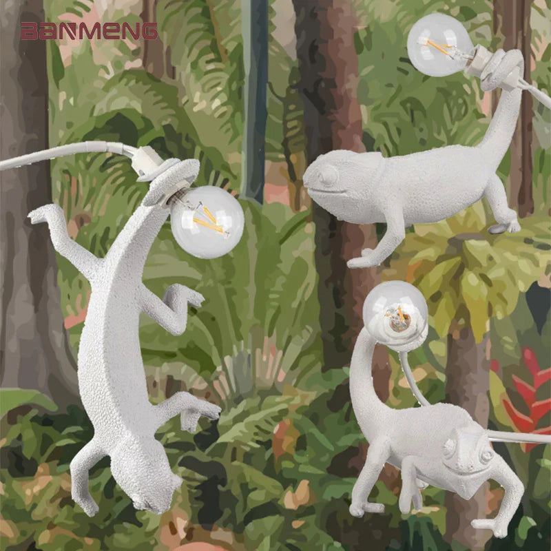 Econiko Chameleon LED Table Lamp for Children's Room and Bedroom