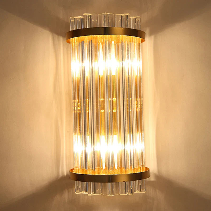 Nordic Crystal Wall Sconce LED Light for Living Room and Bedroom - Econiko