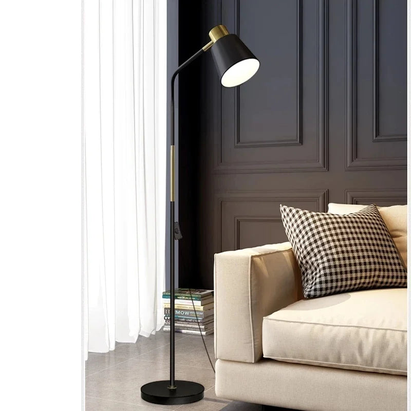 Adjustable LED Floor Lamp for Living Room Bedroom Decor, Retro Design by Econiko