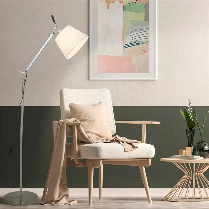 Adjustable Long Arm Floor Lamp for Living Room and Bedroom by Econiko - Nordic Industrial Design