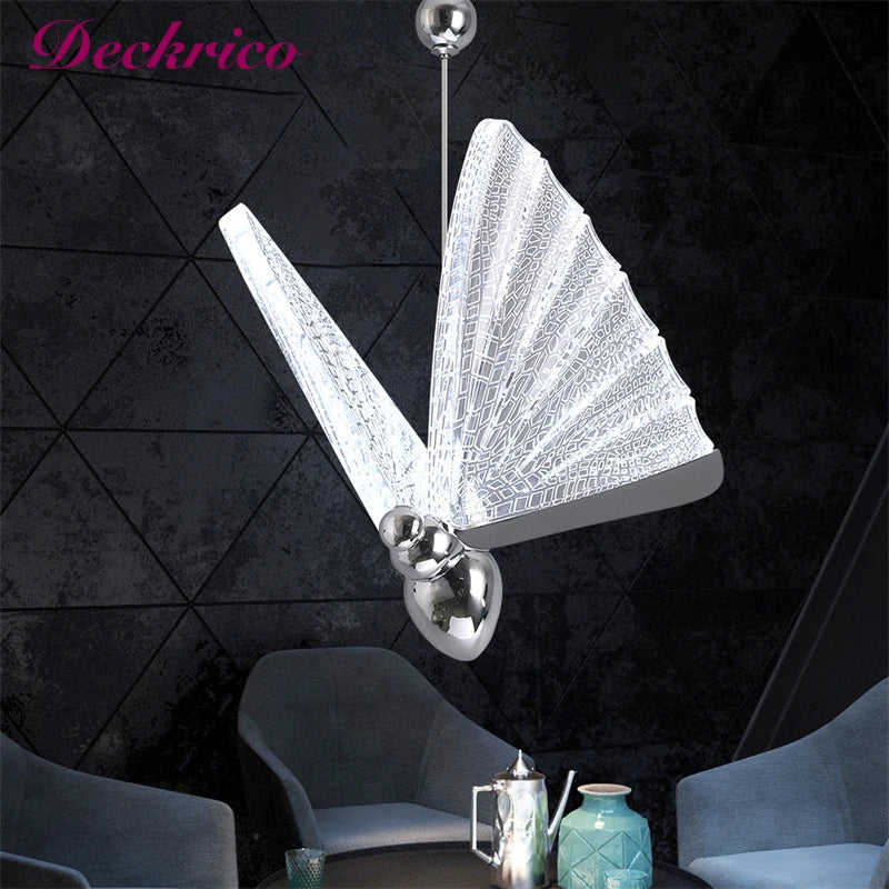 Butterfly Hanging Lamp - Econiko Modern Ceiling Chandelier Pendant Lights Fixture Home Decor