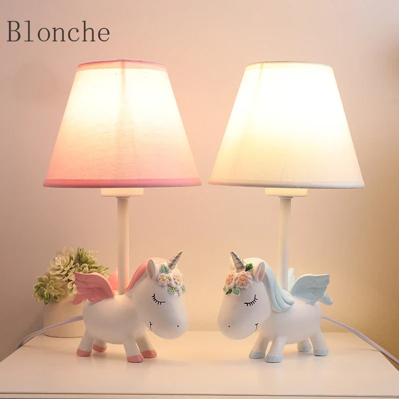 Cartoon Character Kids' Table Lamp for Bedroom Decor - Econiko