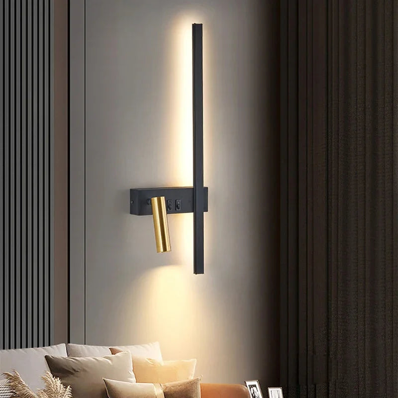 Adjustable LED Wall Sconce for Bedroom, Living Room - Econiko Wall Lamp